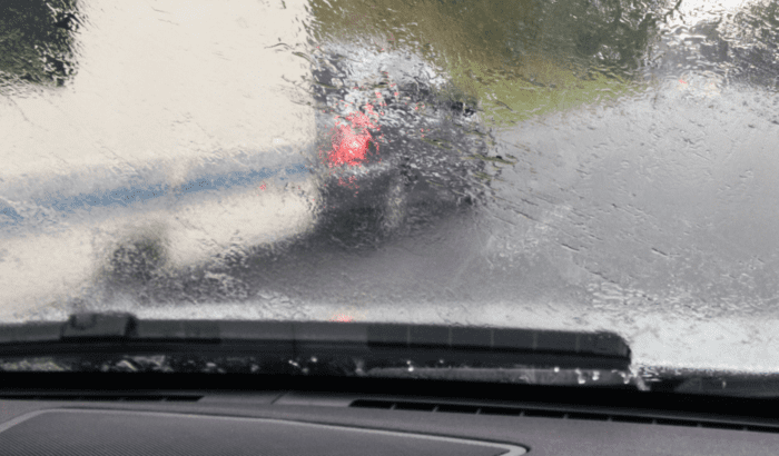 Caravanning in the rain